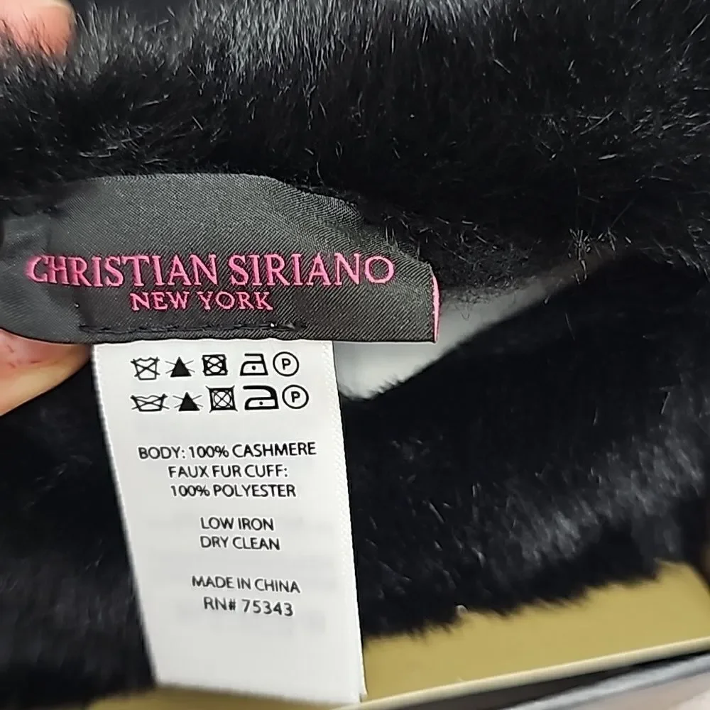 Christian Siriano Cashmere Gloves NIB